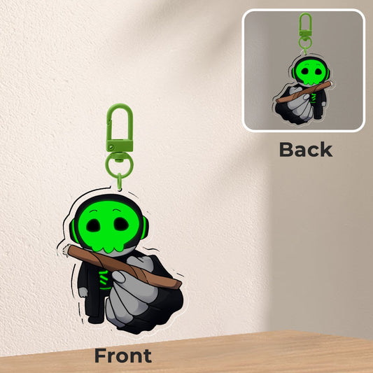 TLT Rust "¿Quieres?" Meme 6cm Acrylic Charm Keychain